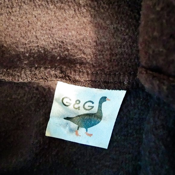 Embroidered Charcoal Grey Fitted Goose Joggers - Picture 6 of 7